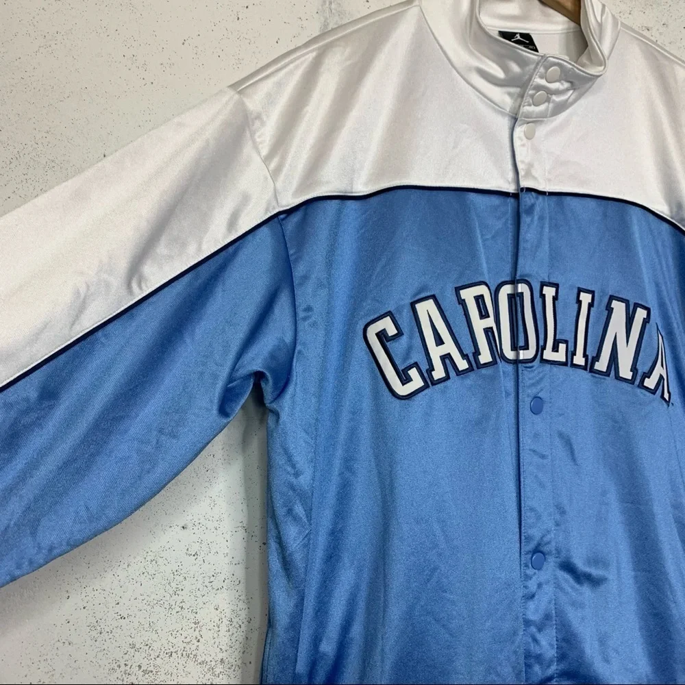 Jordan Nike North Carolina Tarheels Sports Button Vintage Track Jacket Size XL